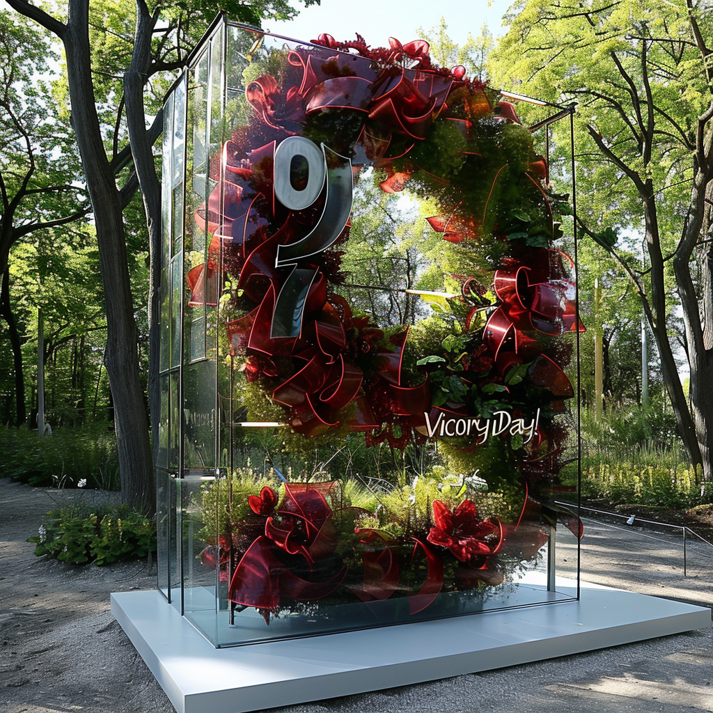 Разработка эскизов декора для тендера для праздника 9 мая. Главная