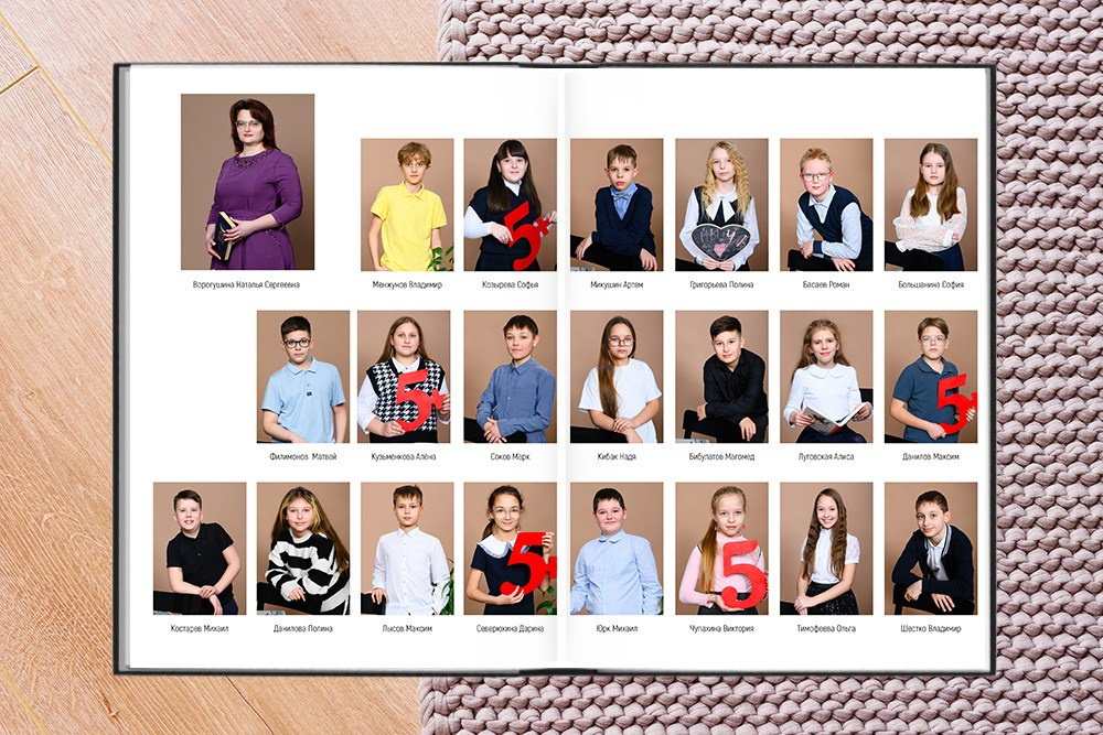 Выпускной альбом для школы «Стиль». Студия выпускных альбомов Ольги Галкиной. Томск