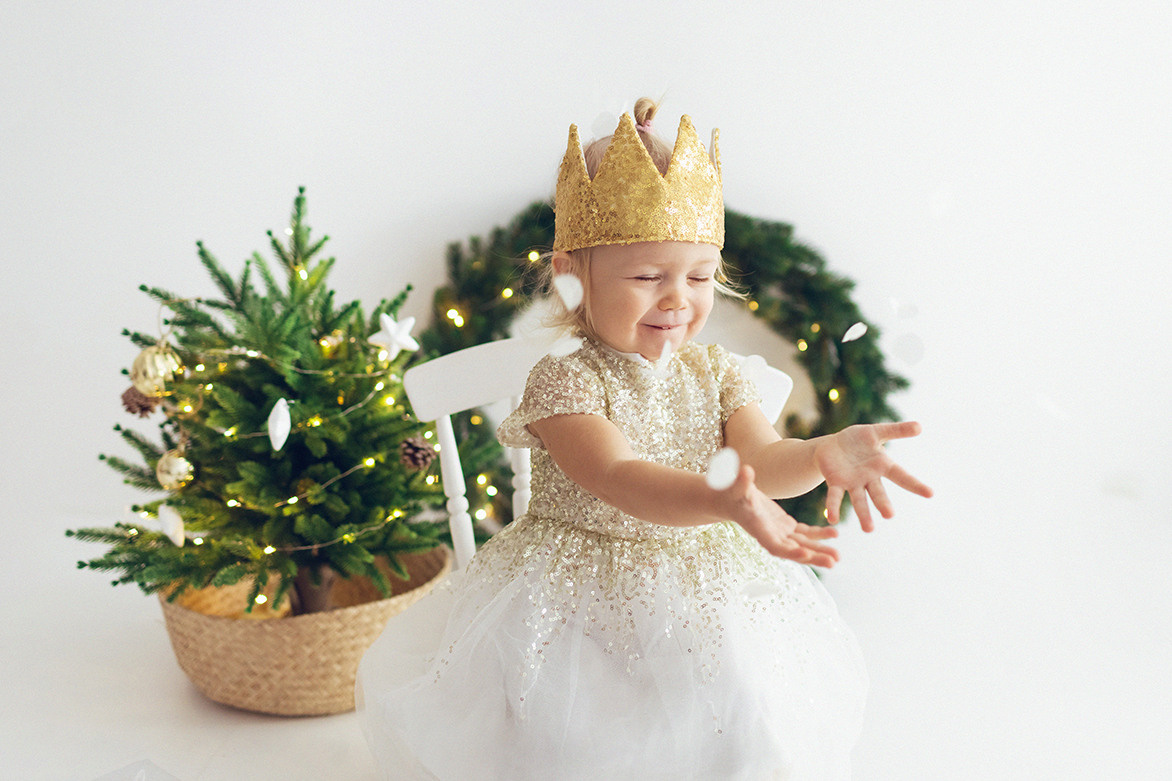 Новогодняя фотосессия детская