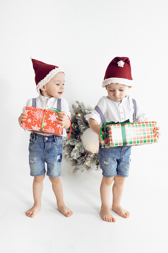 Новогодняя фотосессия детская