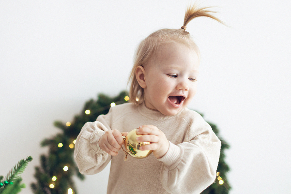 Новогодняя фотосессия детская