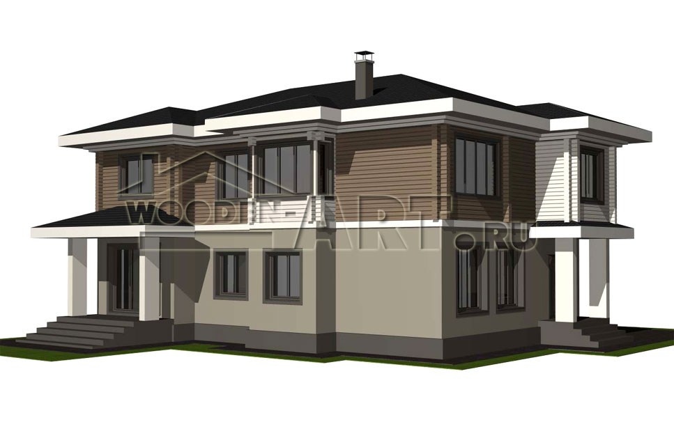 «Булгаково» 319 кв. м. Проекты деревянных домов