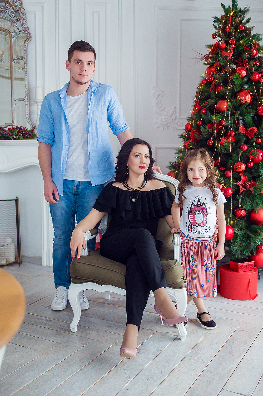 Новогодняя семейная съемка. Фотограф Ростов-на-Дону Белла Керимова