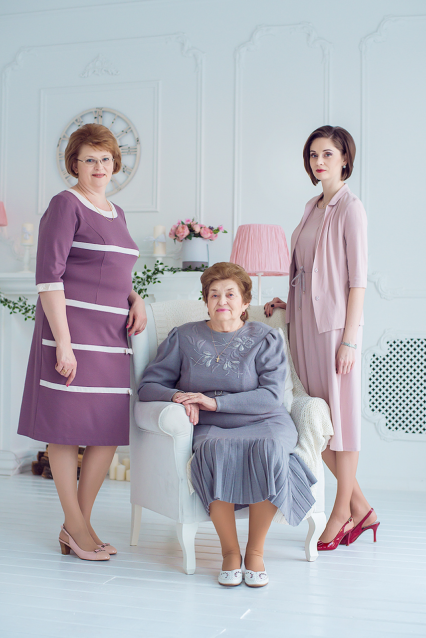 Три поколения. Фотограф Ростов-на-Дону Белла Керимова