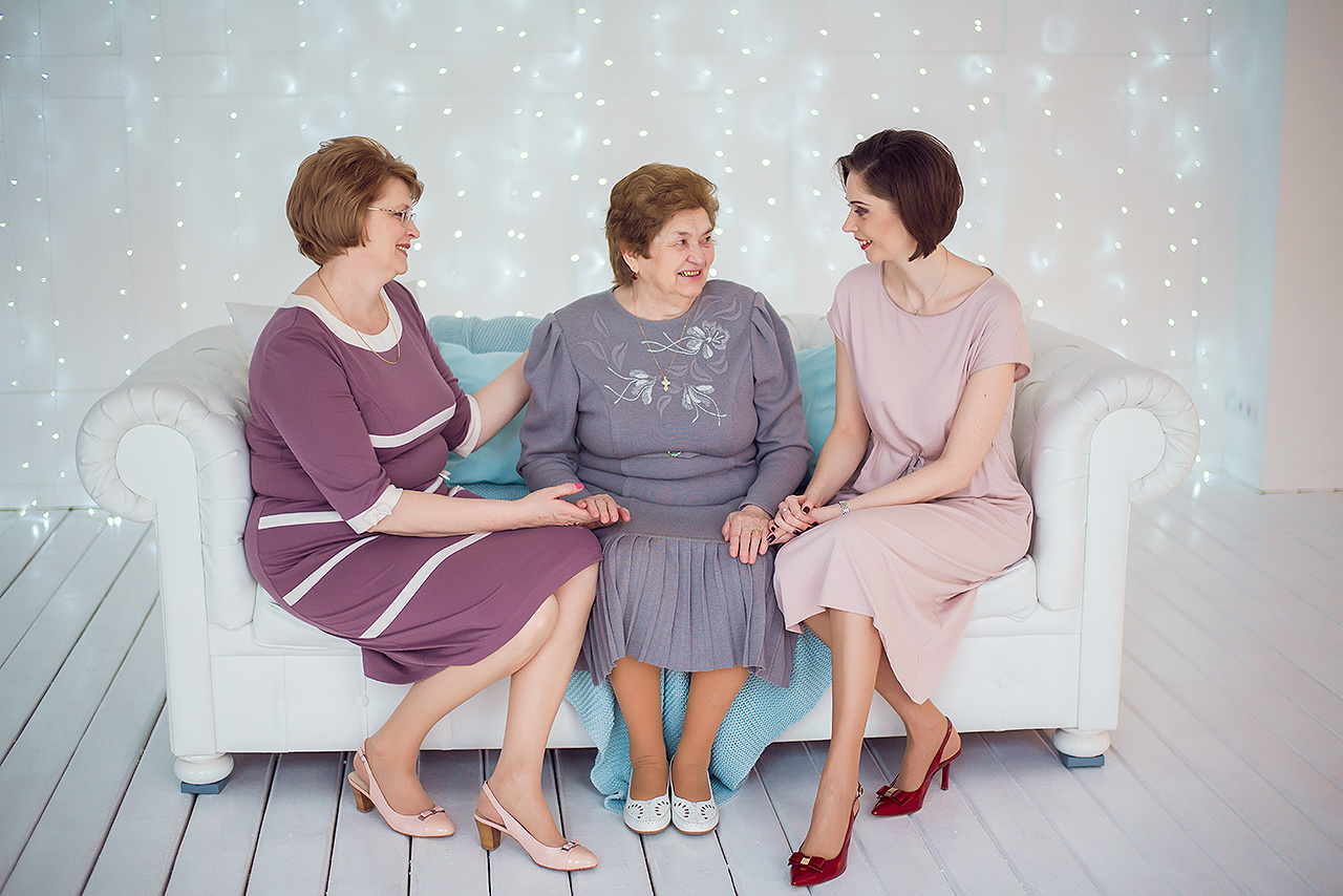 Три поколения. Фотограф Ростов-на-Дону Белла Керимова