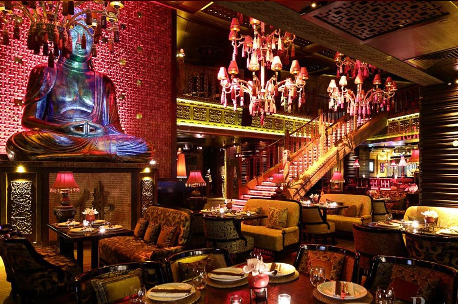 Будда Бар Москва 4000 кв.м, 3 этажа, 2 террасы. Студия дизайна интерьера в Москве Калараш Александр