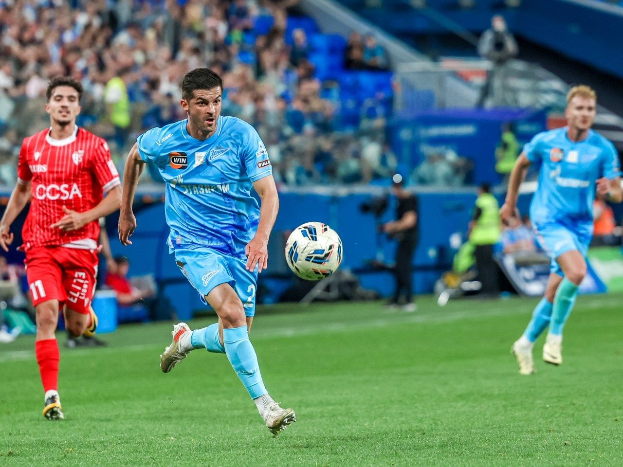 Фото отчёт. ФК Зенит- ФК Сьон. Спортивный кадр- сообщество спортивных фотографов РФ