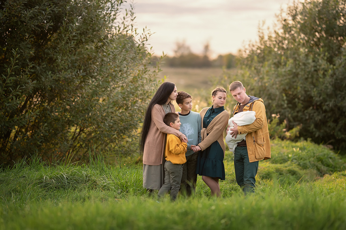 Семьи. Семейный и детский фотограф в Москве и Туле