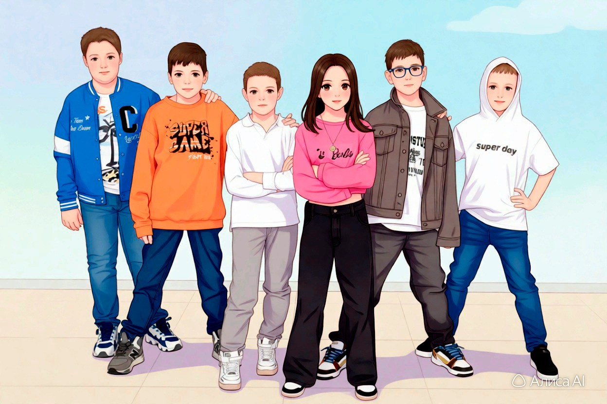 4А в СТУДИИ + АНИМЕ от ИИ Алиса. Семейный фотограф в Новороссийске Игорь Белослюдцев