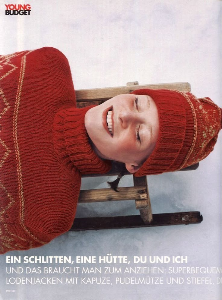 Зимняя с варежками. Александра Мельниченко/ Бегающий фотограф