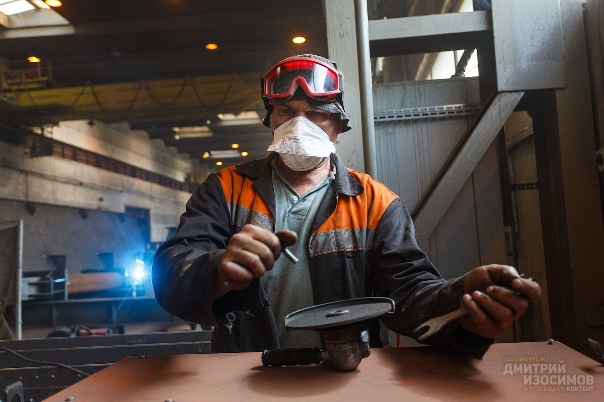 Съёмка на производстве