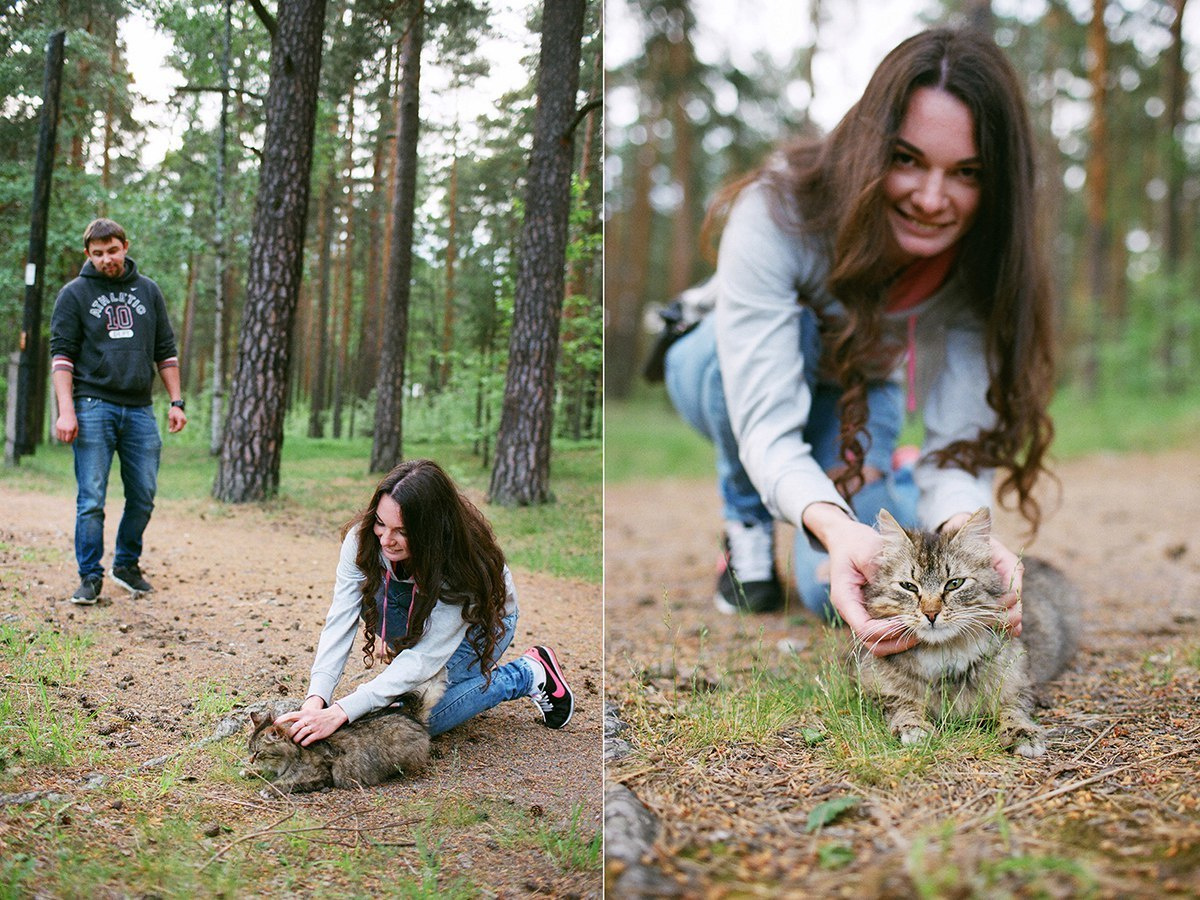 Андрей и Катя. Свадебный и семейный пленочный фотограф в Петербурге Истомина Ирина