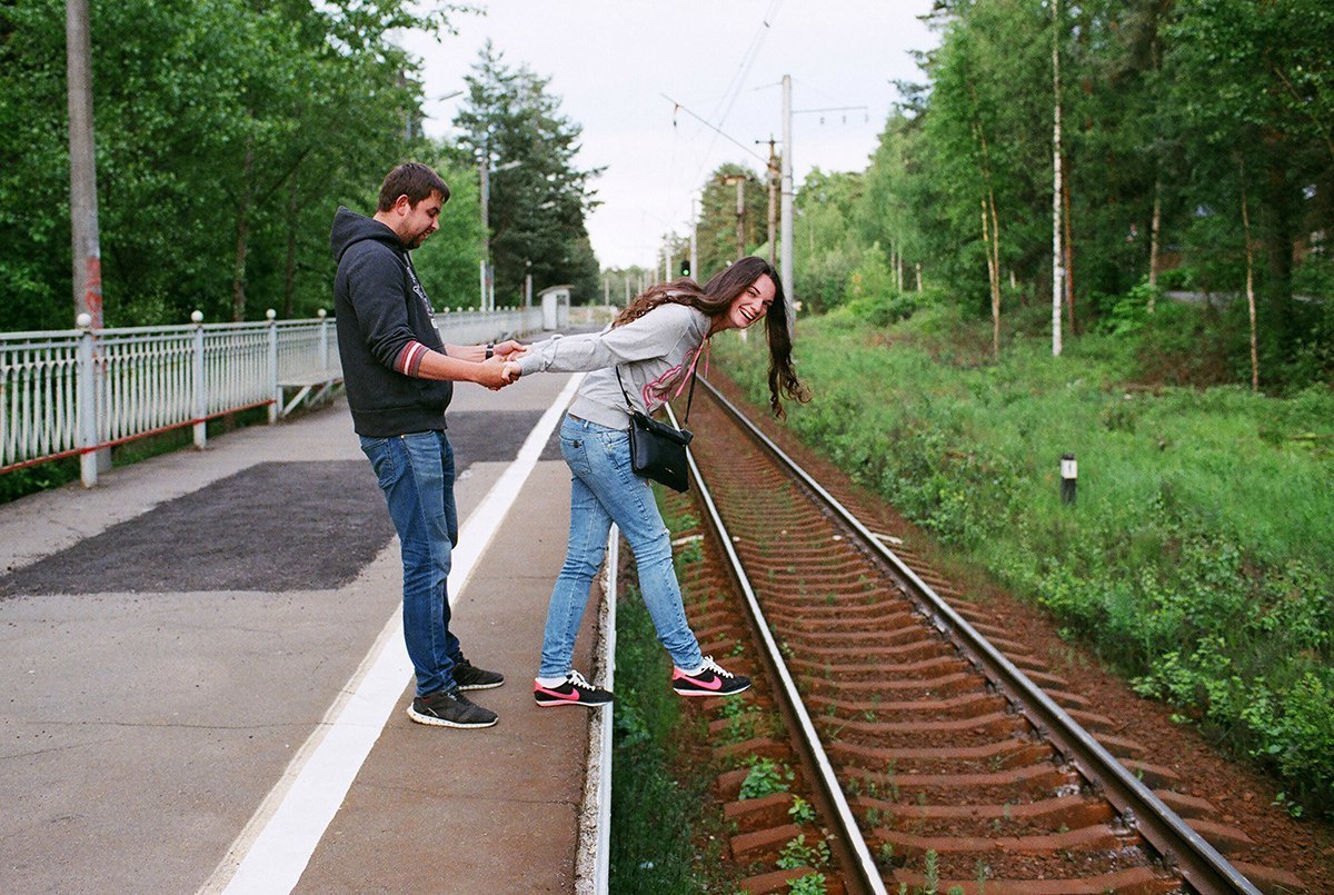 Андрей и Катя. Свадебный и семейный пленочный фотограф в Петербурге Истомина Ирина