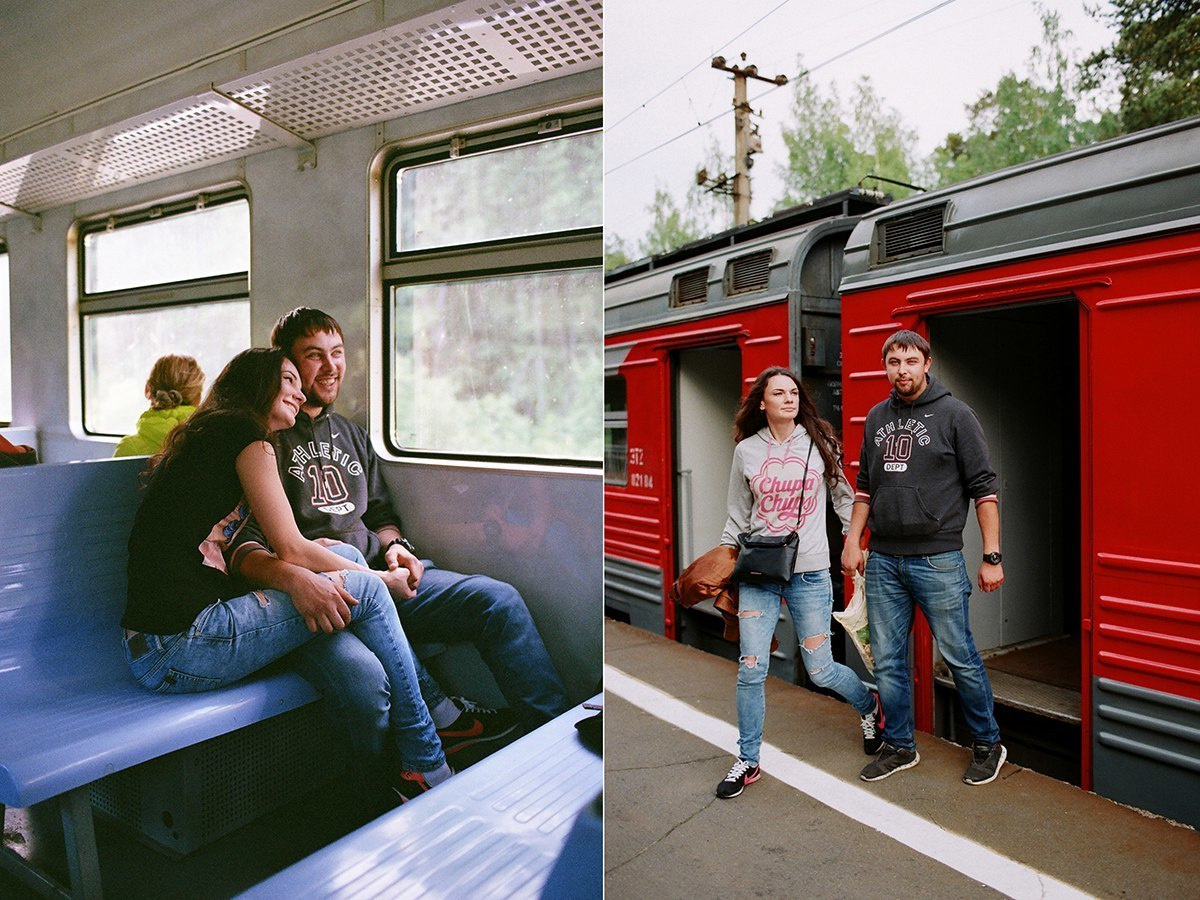 Андрей и Катя. Свадебный и семейный пленочный фотограф в Петербурге Истомина Ирина