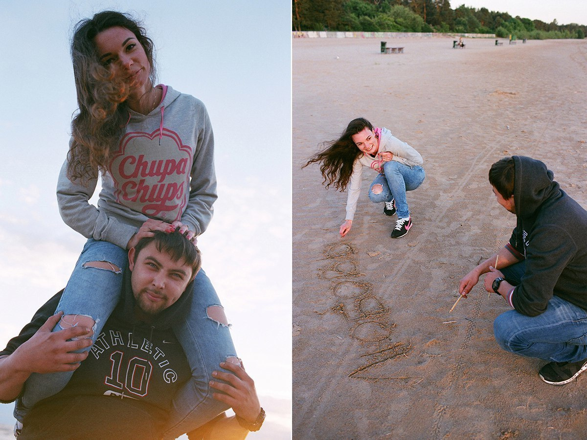 Андрей и Катя. Свадебный и семейный пленочный фотограф в Петербурге Истомина Ирина