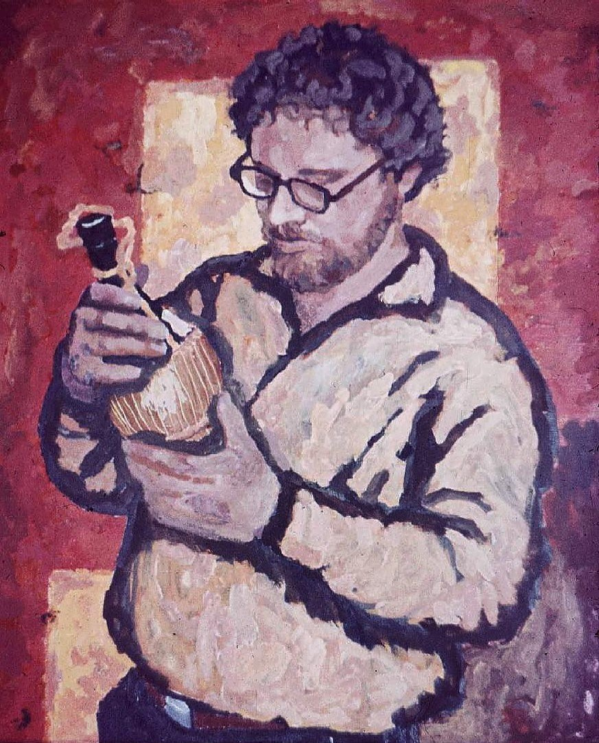 «Портрет Л.Пузина» 1980 год Ярославский худож. музей. Художник Величко Вадим Семёнович