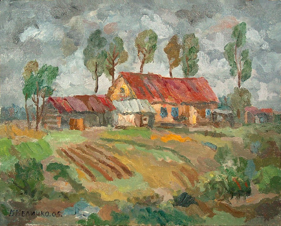 «Пейзаж в Калистове» 2005 год. Художник Величко Вадим Семёнович