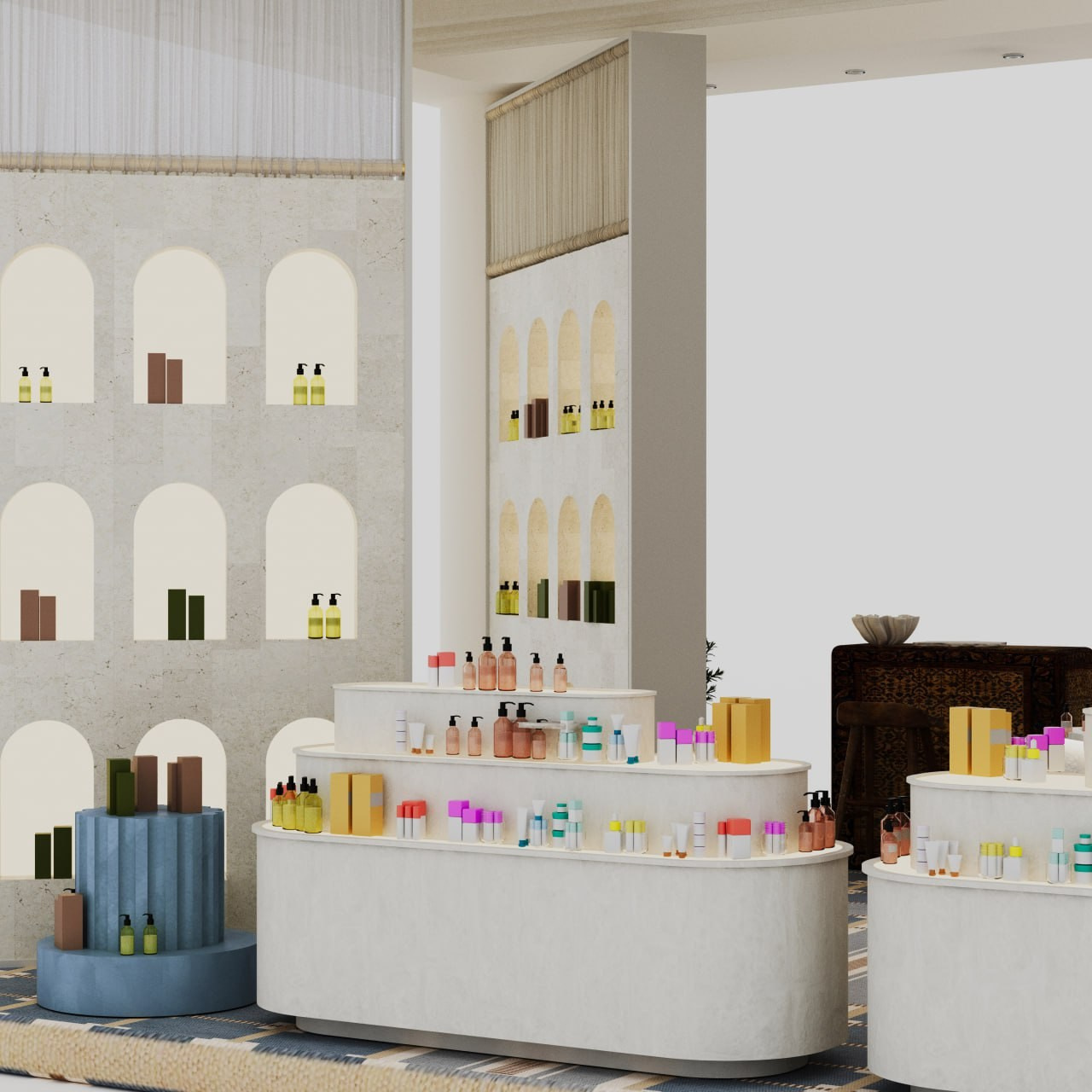 Стенд Dubai BeautyWorld. Дизайнер интерьера в Москве Екатерина Шаймердинова