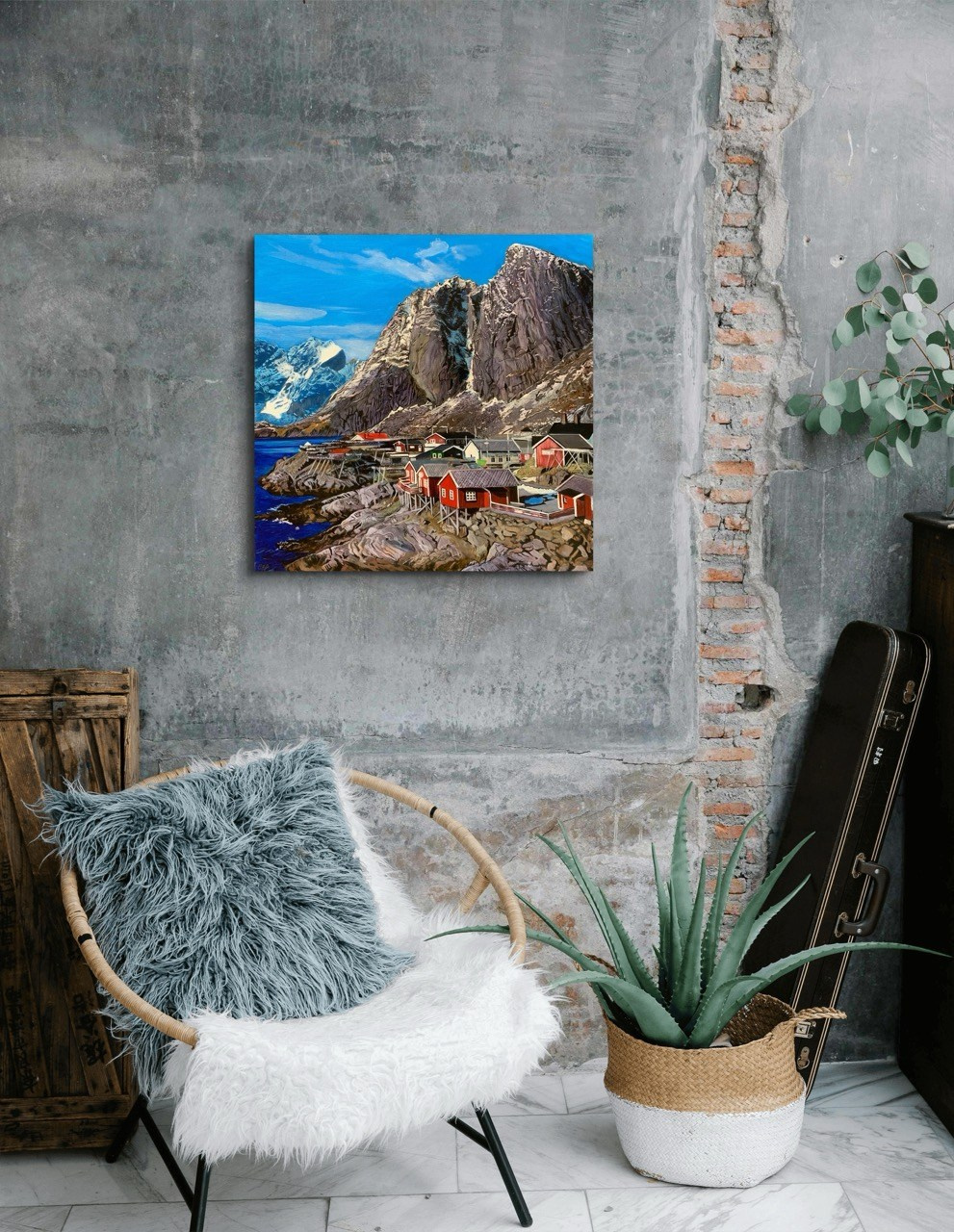 Серия «Города — великие творения рук человеческих». Картины пейзаж