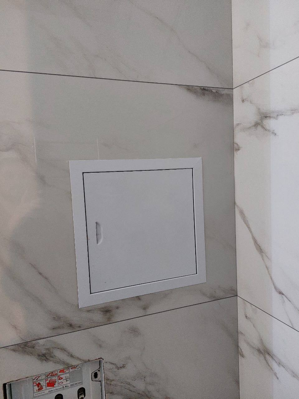 Ванная комната (ул. Ленская д. 10). Ремонт санузла, туалета, ванной под ключ в Казани. Укладка плитки