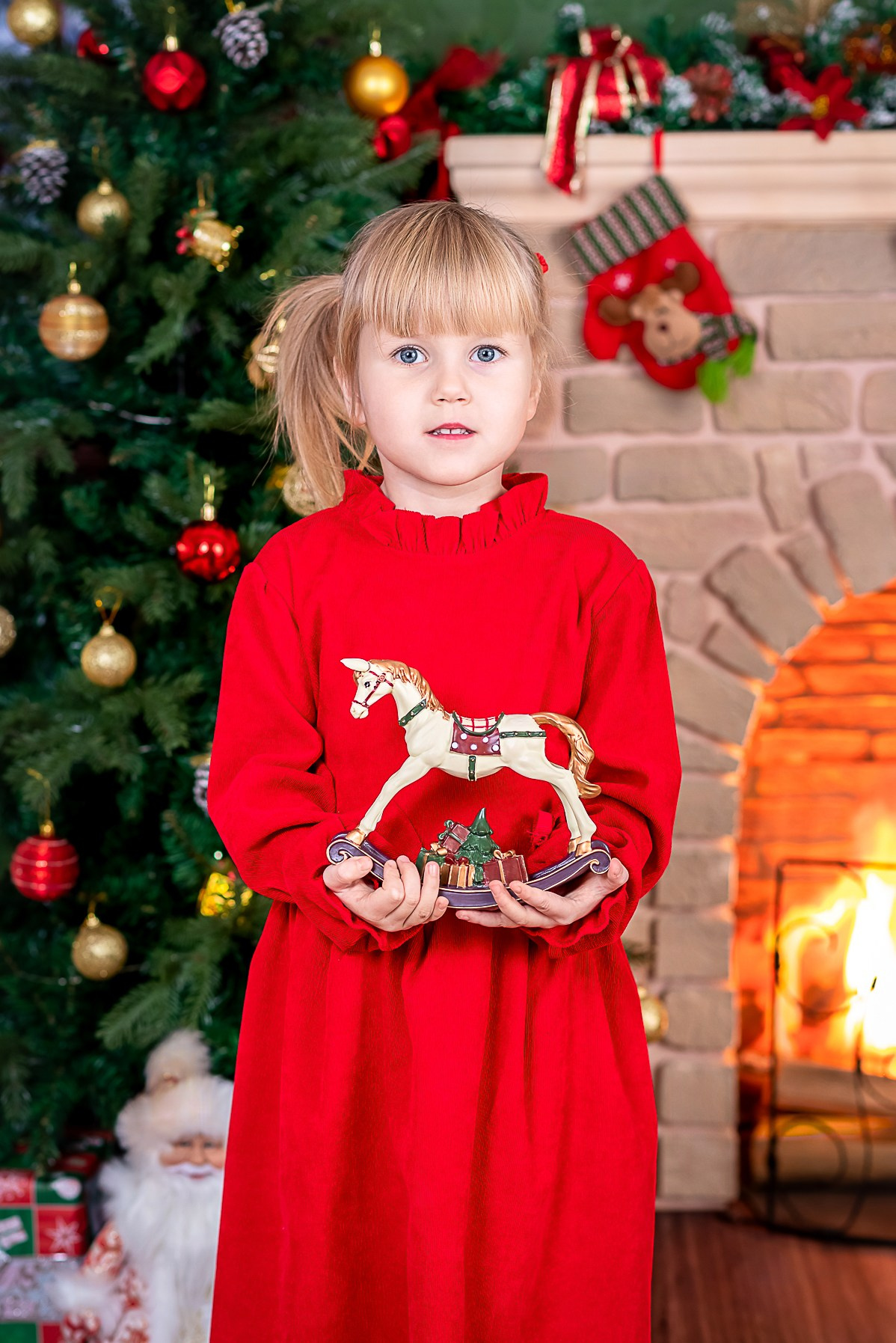 Новогодний фотопроект «У камина». Фотостудия «Юла»