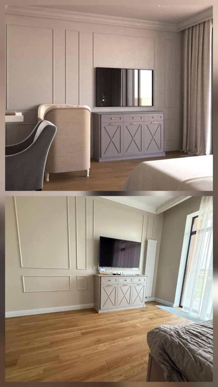 Апартаменты Завидово (визуализация/реальность). Отделка и ремонт жилых и коммерческих помещений под ключ в г. Тверь