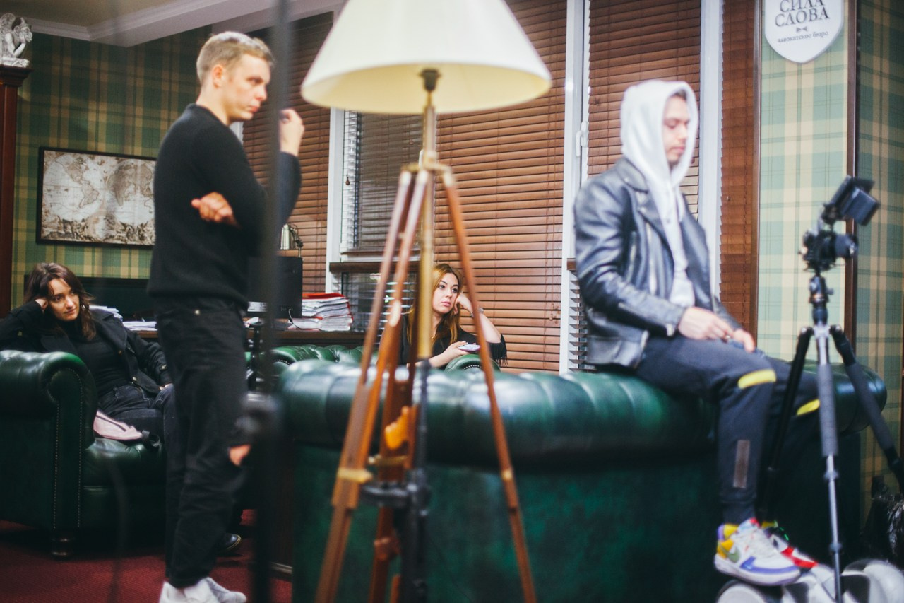Бэкстейдж съемка рекламы. Фотограф Денис Денисов