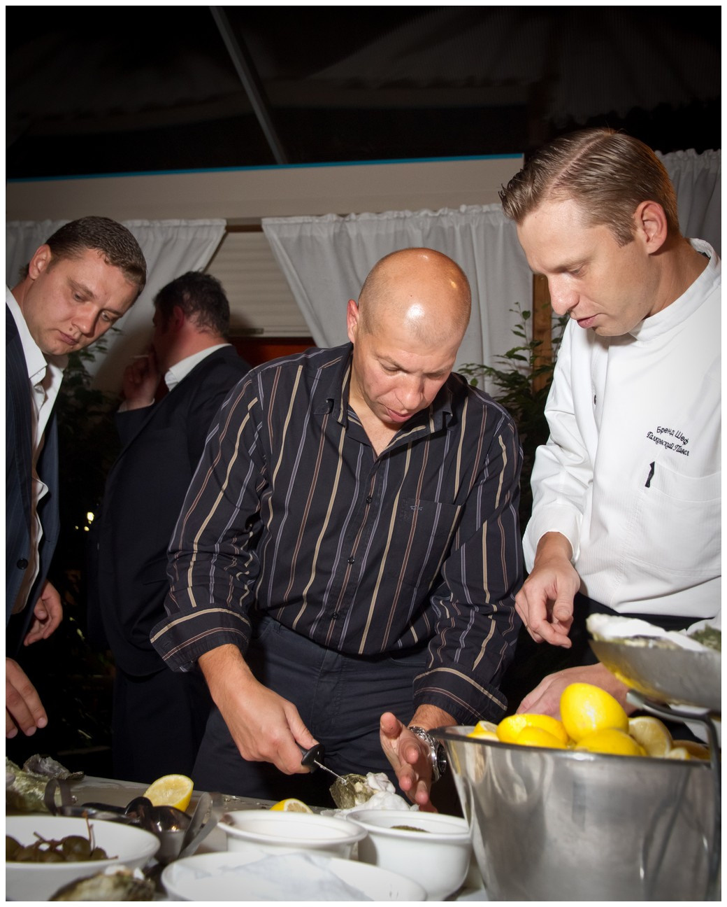 Презентация морепродуктов. Свадебный и репортажный фотограф в Москве и Московской области