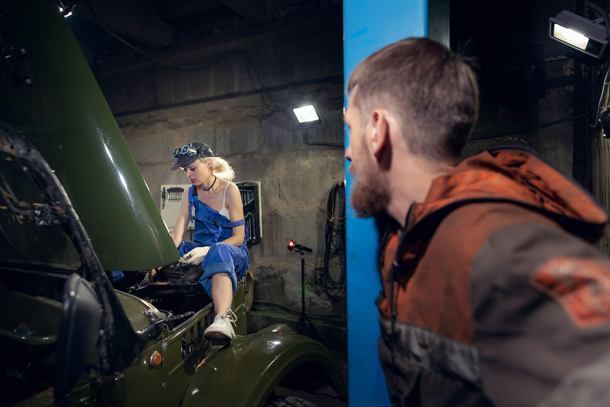 Гараж. Свадебный и репортажный фотограф в Москве и Московской области