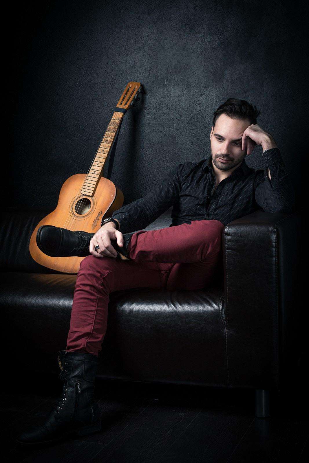 Мужской творческий портрет. Свадебный и репортажный фотограф в Москве и Московской области