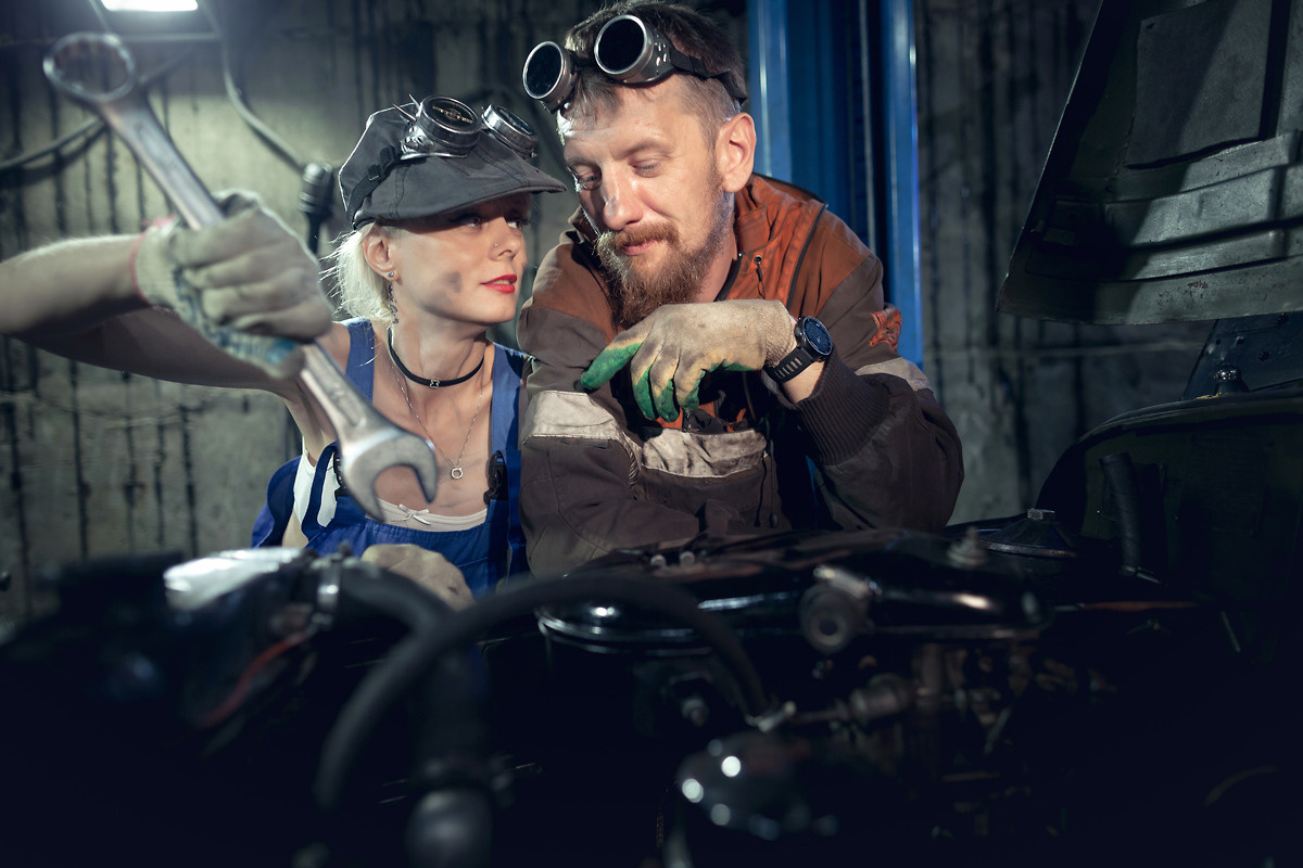 Гараж. Свадебный и репортажный фотограф в Москве и Московской области