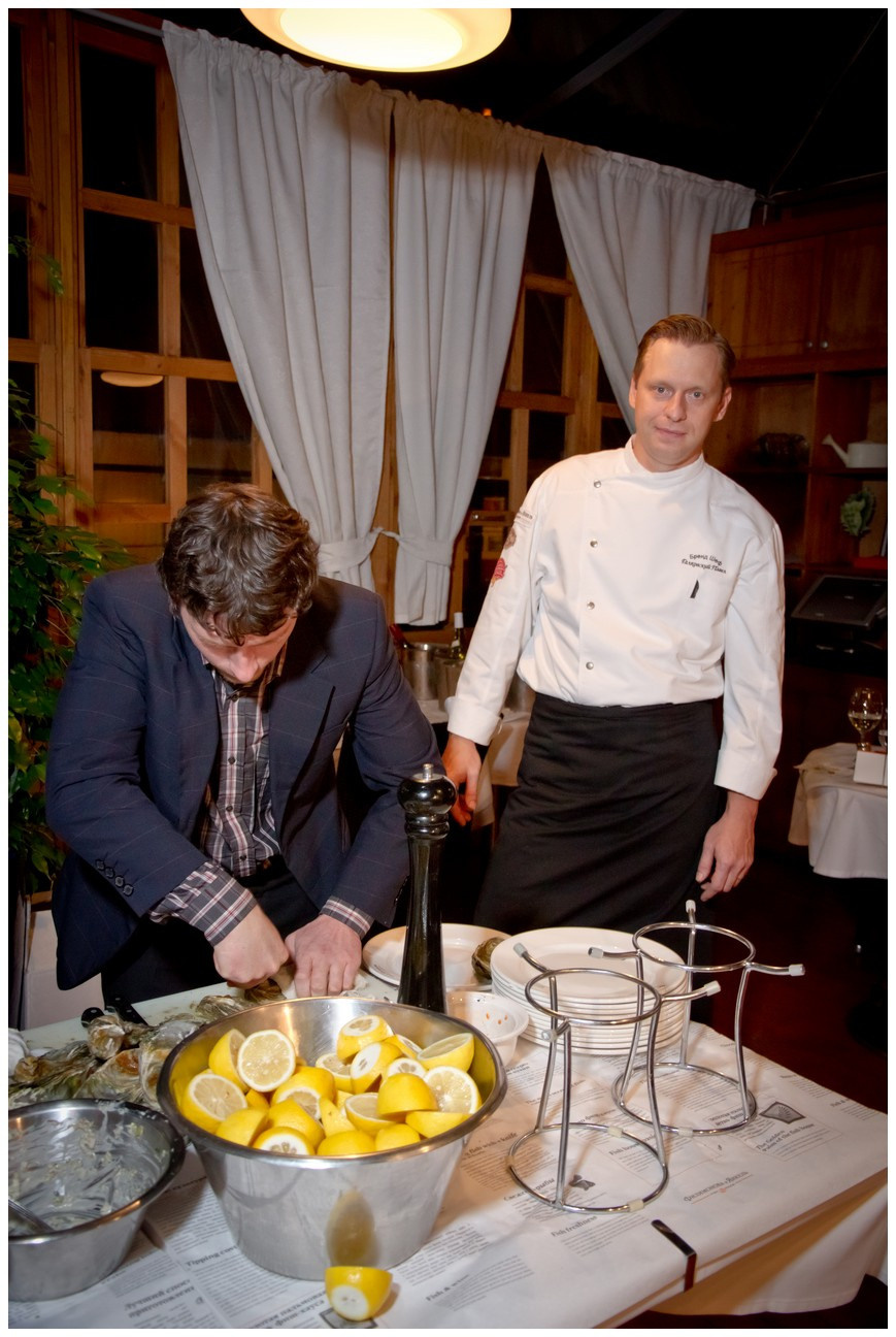 Презентация морепродуктов. Свадебный и репортажный фотограф в Москве и Московской области