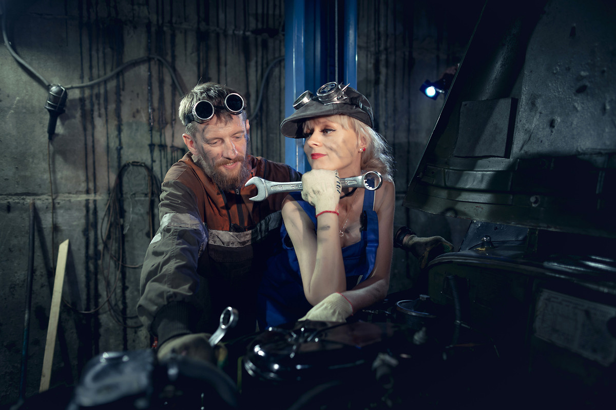 Гараж. Свадебный и репортажный фотограф в Москве и Московской области