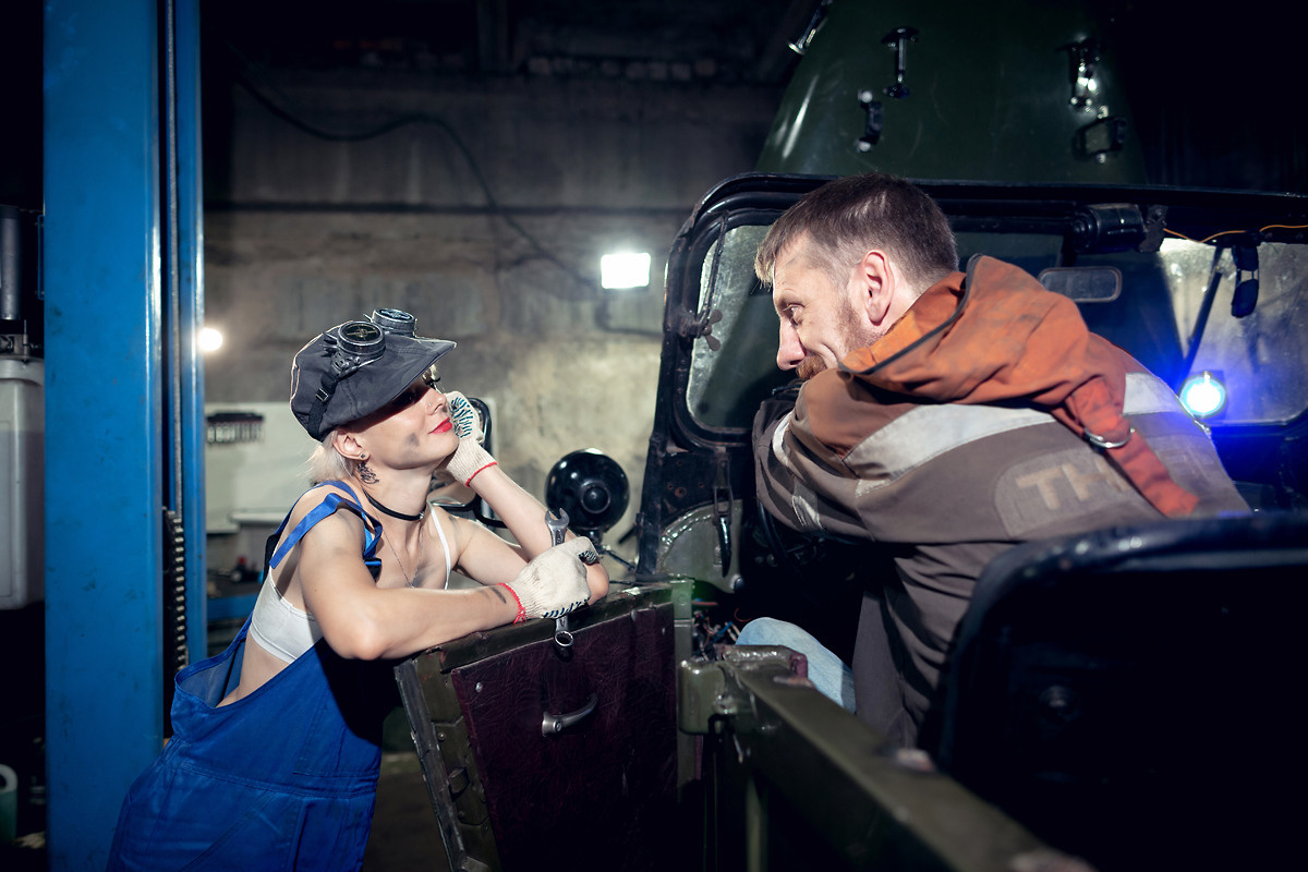 Гараж. Свадебный и репортажный фотограф в Москве и Московской области