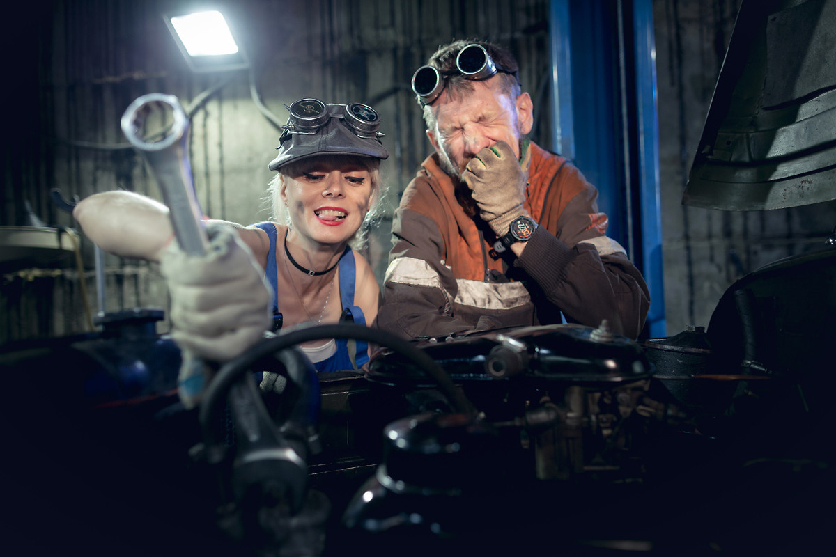 Гараж. Свадебный и репортажный фотограф в Москве и Московской области