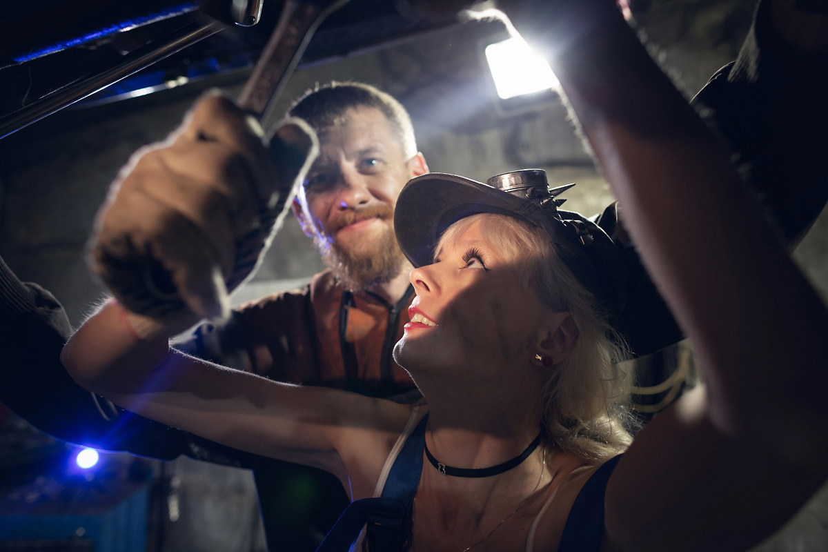 Гараж. Свадебный и репортажный фотограф в Москве и Московской области