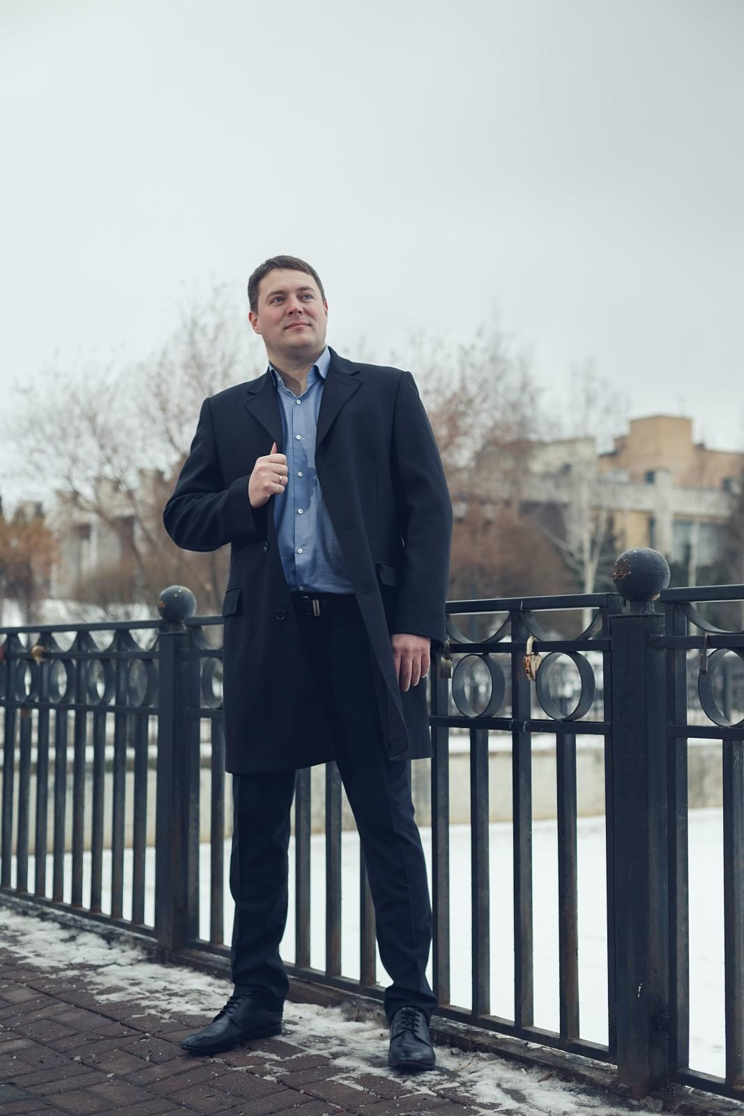 Мужской городской портрет. Свадебный и репортажный фотограф в Москве и Московской области