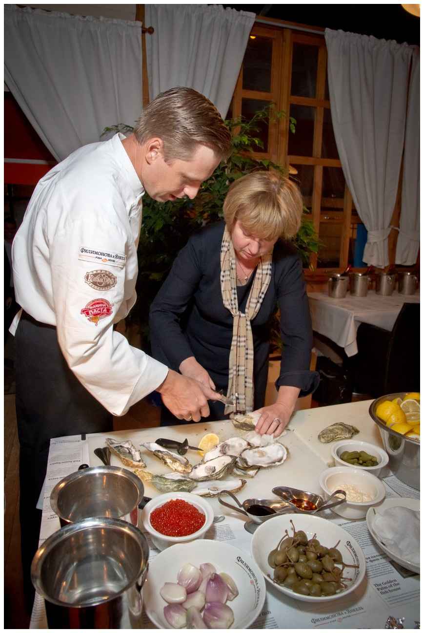 Презентация морепродуктов. Свадебный и репортажный фотограф в Москве и Московской области