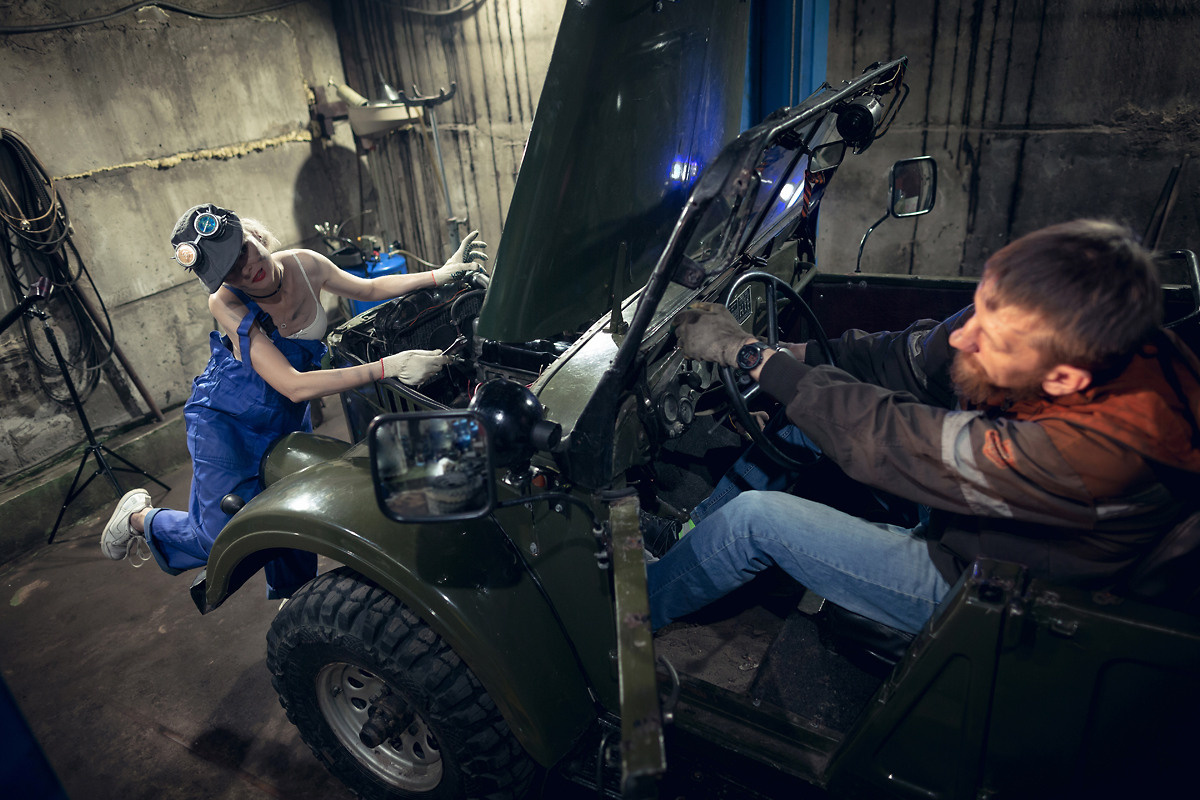 Гараж. Свадебный и репортажный фотограф в Москве и Московской области