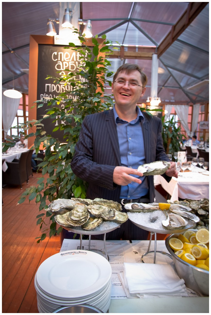 Презентация морепродуктов. Свадебный и репортажный фотограф в Москве и Московской области