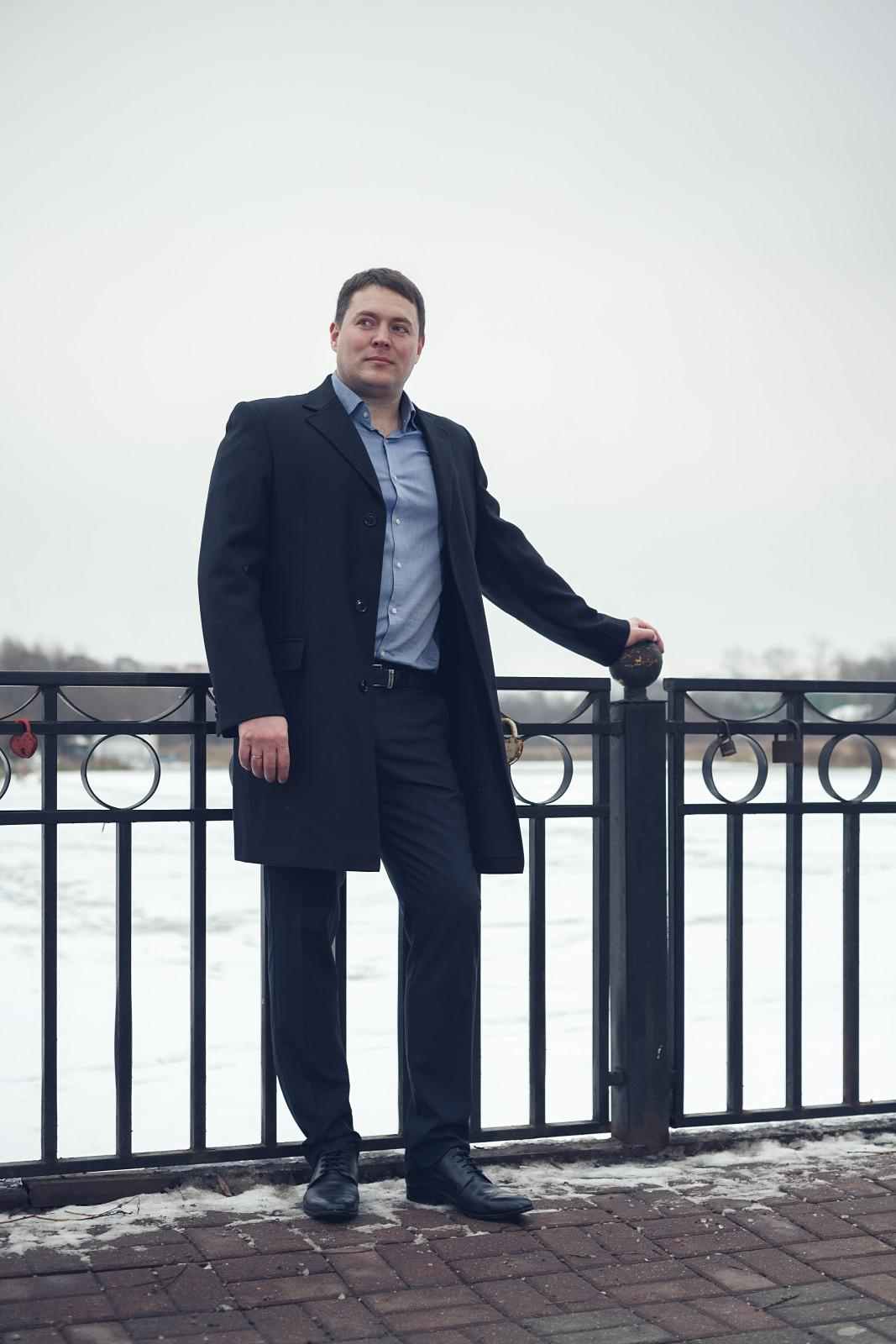 Мужской городской портрет. Свадебный и репортажный фотограф в Москве и Московской области