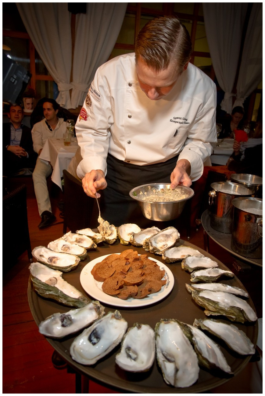 Презентация морепродуктов. Свадебный и репортажный фотограф в Москве и Московской области