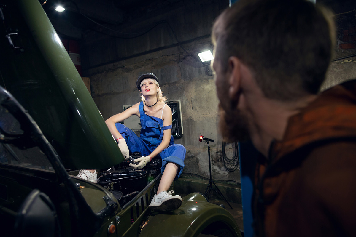 Гараж. Свадебный и репортажный фотограф в Москве и Московской области