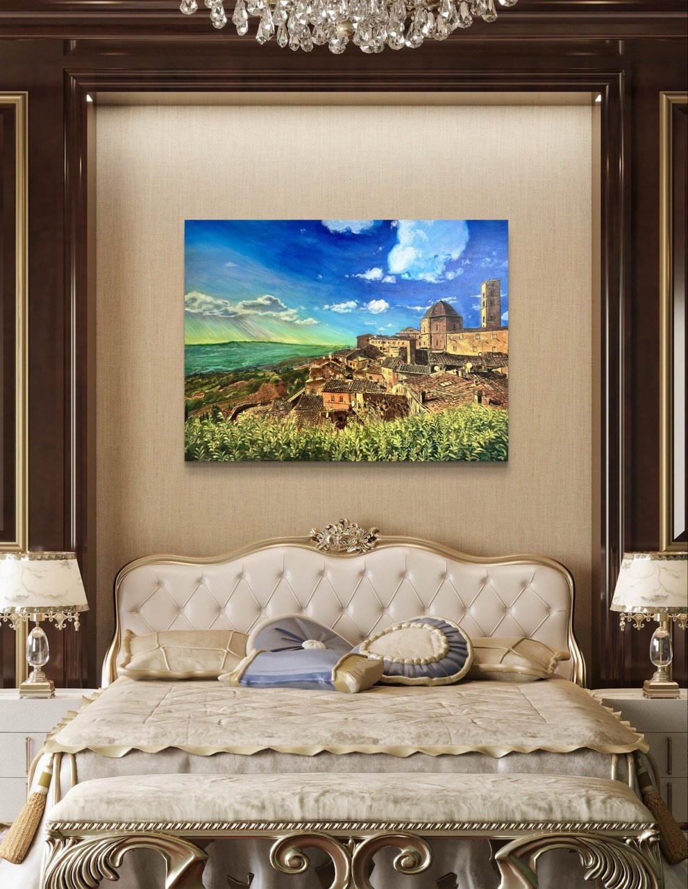 Серия «Города — великие творения рук человеческих». Картины пейзаж