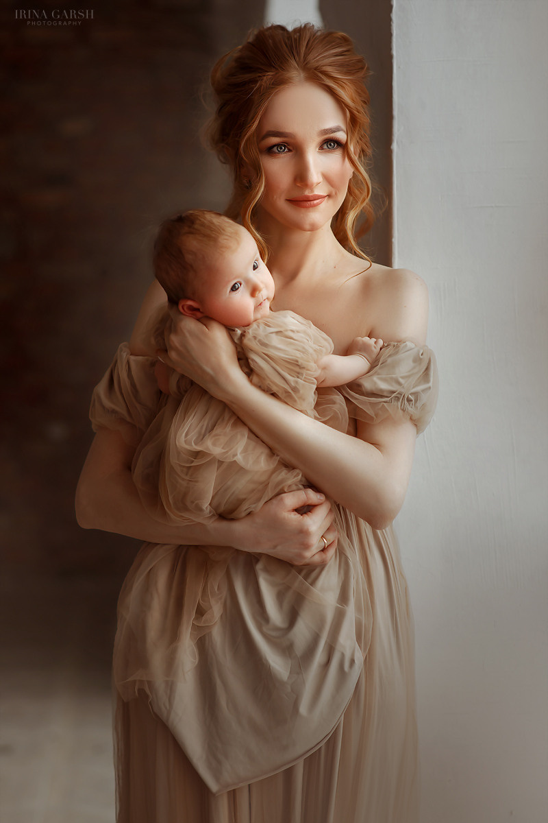 Мама и малыш. Фотограф Ирина Гарш
