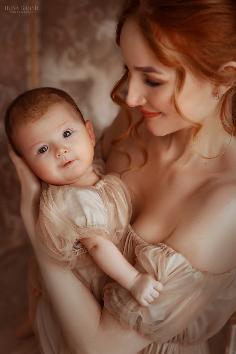 Мама и малыш. Фотограф Ирина Гарш