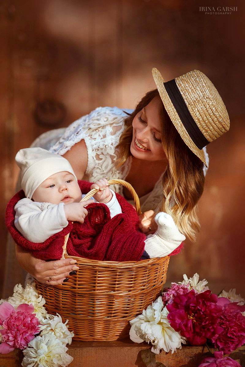 Мама и малыш. Фотограф Ирина Гарш