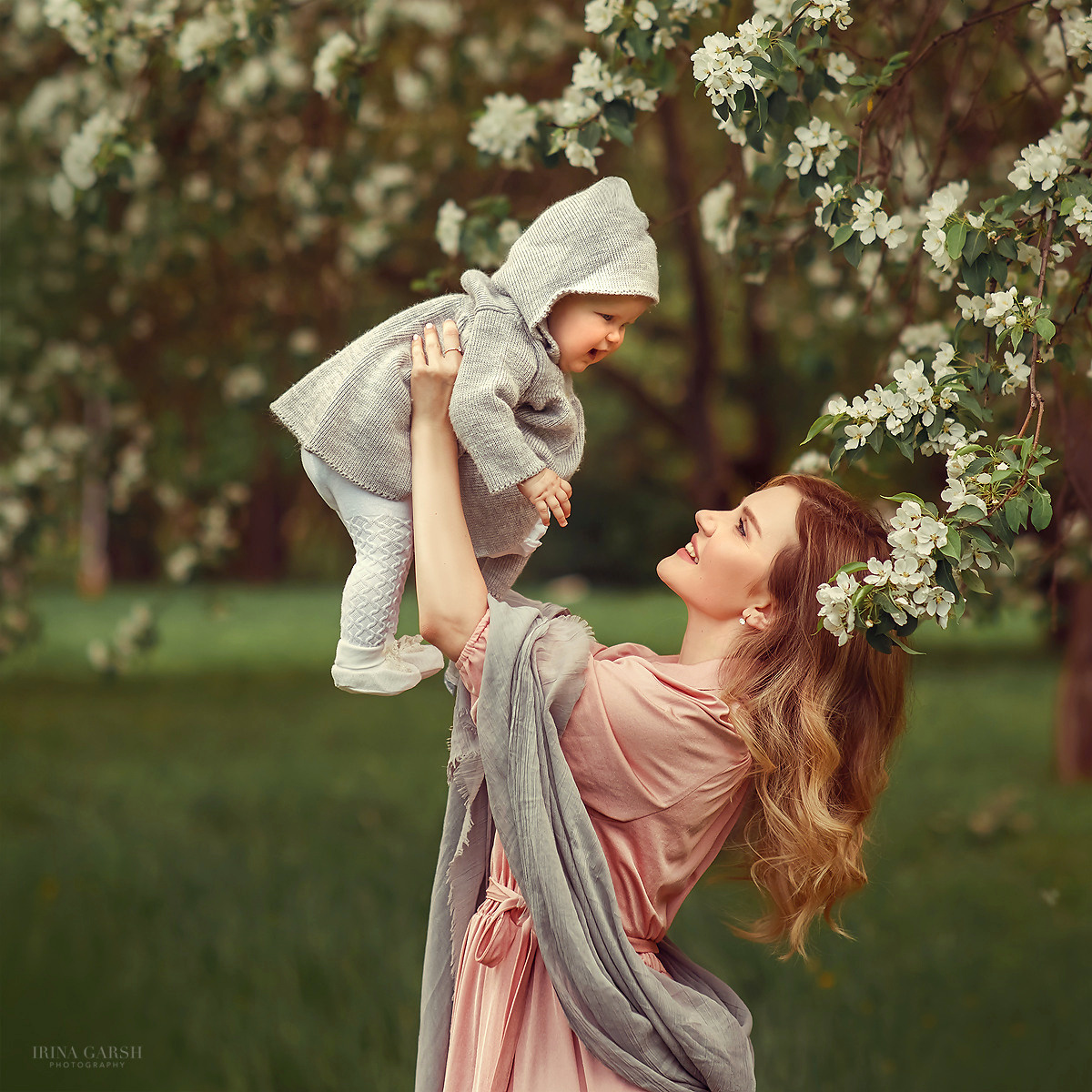 Мама и малыш. Фотограф Ирина Гарш