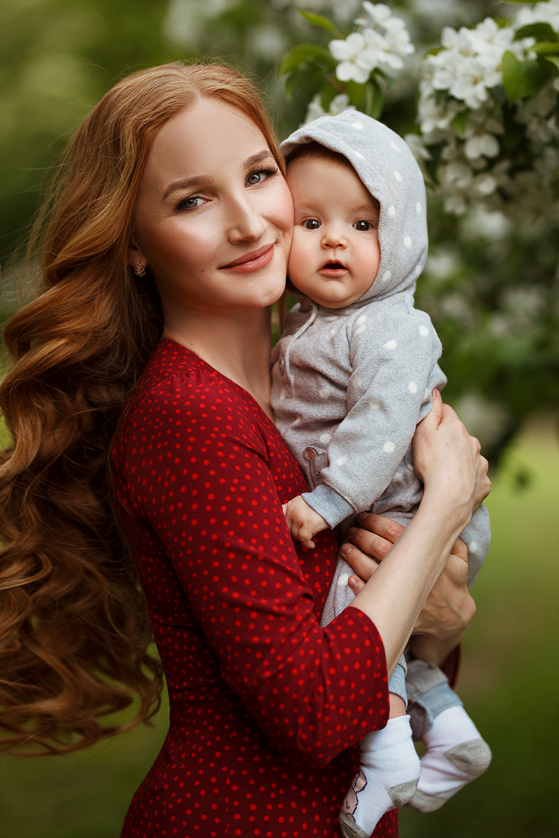 Мама и малыш. Фотограф Ирина Гарш