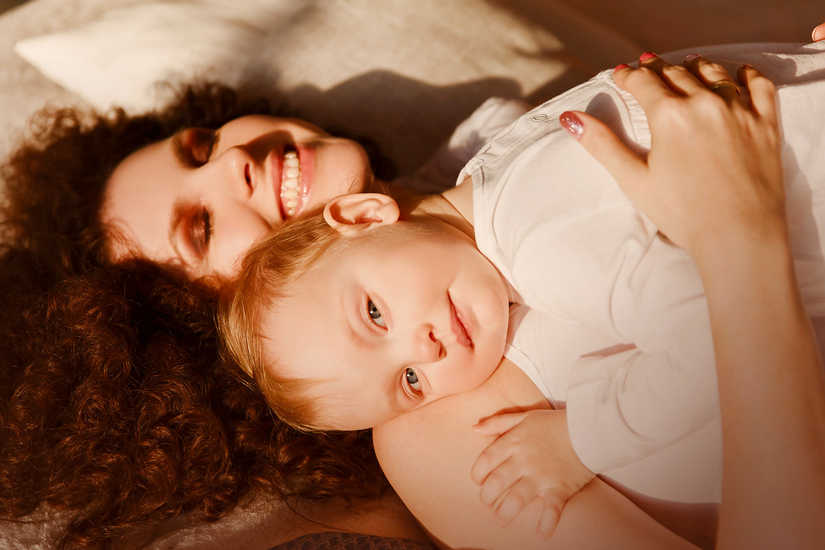 Мама и малыш. Фотограф Ирина Гарш